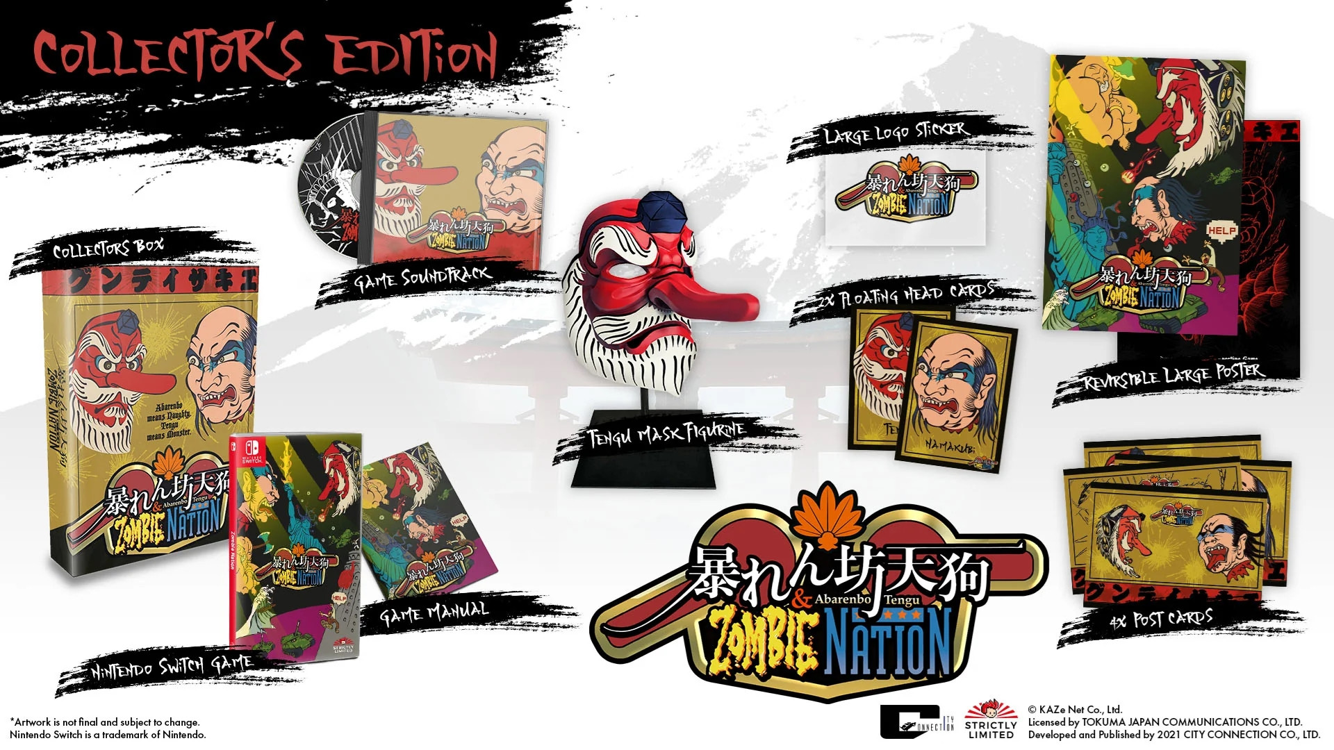 Abarenbo Tengu & Zombie Nation Collector's Edition - Nintendo Switch