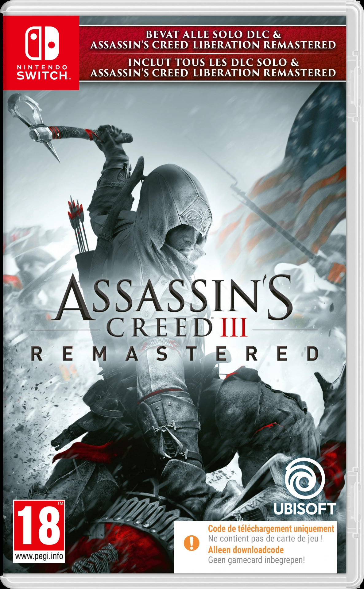 Assassin's Creed 3 Remastered (Code in a Box) - Nintendo Switch
