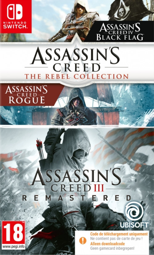 Assassin's Creed Rebel Collection & Assassin's Creed 3 Bundle (Code in a Box)