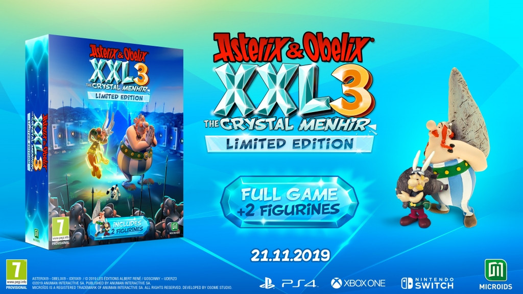 Asterix & Obelix XXL 3 the Crystal Menhir Limited Edition - Nintendo Switch
