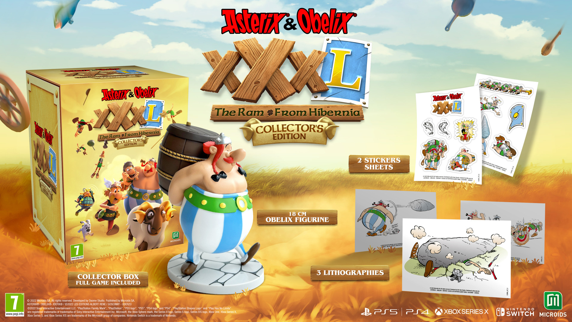 Asterix & Obelix XXXL: The Ram From Hibernia Collector's Edition - Nintendo Switch