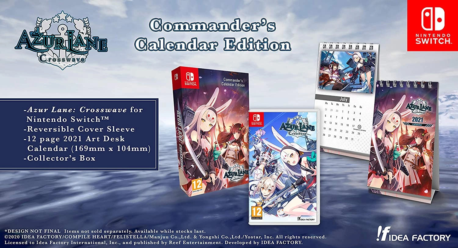 Azur Lane: Crosswave (Commander's Calendar Edition) - Nintendo Switch