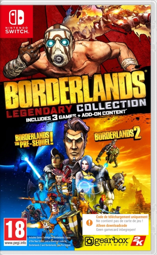 Borderlands Legendary Collection (Code in a Box) - Nintendo Switch