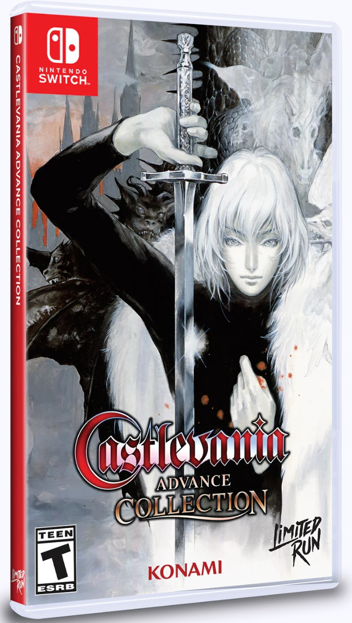 Castlevania Advance Collection - Aria of Sorrow Cover (Limited Run Games) - Nintendo Switch