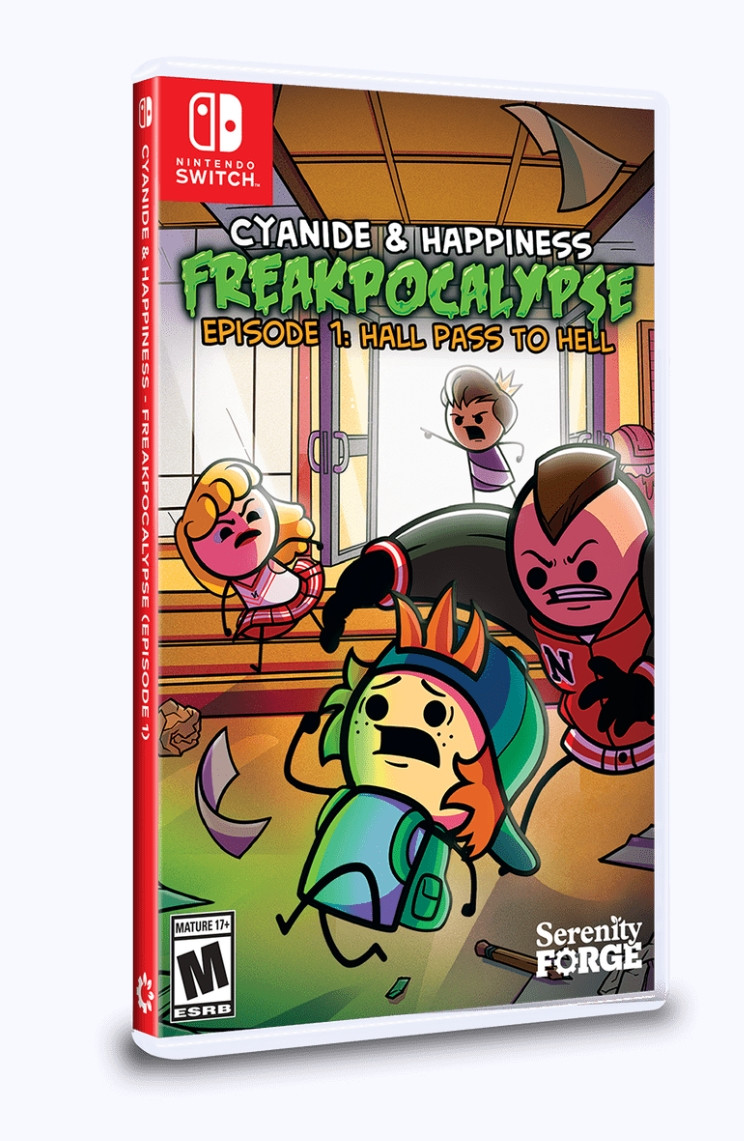 Cyanide & Happiness - Freakpocalypse Episode 1 + Physical Bonus ( Limited Run Games) - Nintendo Switch