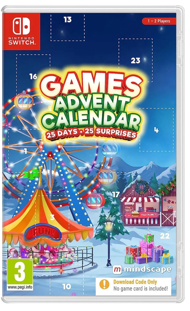 Games Advent Calendar (Code in a Box) - Nintendo Switch