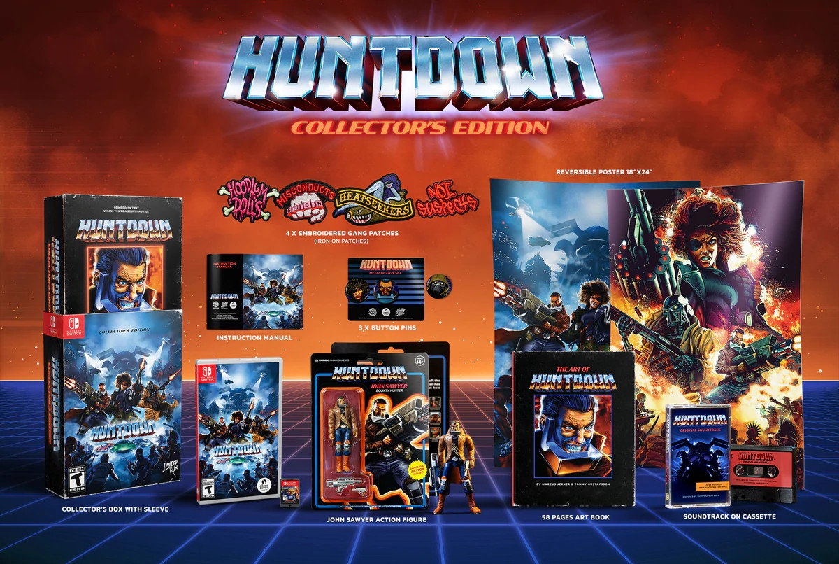 Huntdown Collector's Edition (Limited Run Games) - Nintendo Switch