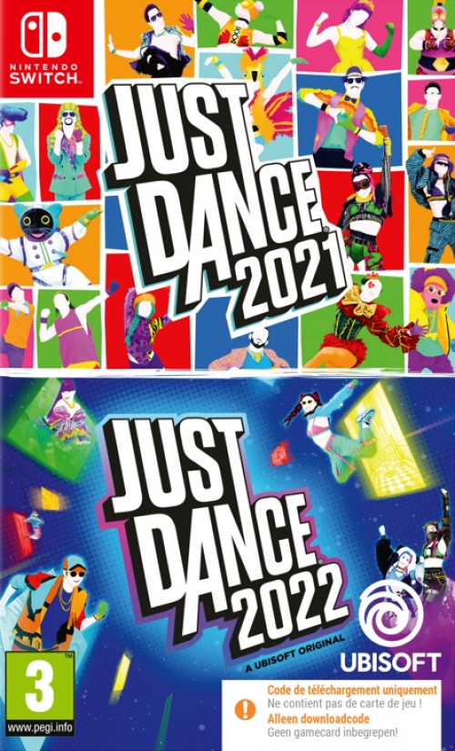 Just Dance 2021 & 2022 Bundle (Code in a Box) - Nintendo Switch