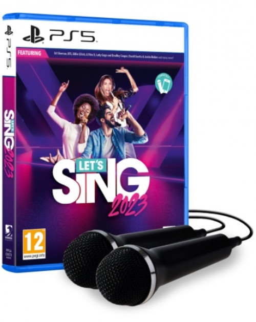 Let's Sing 2023 + 2 Microphones - PlayStation 5