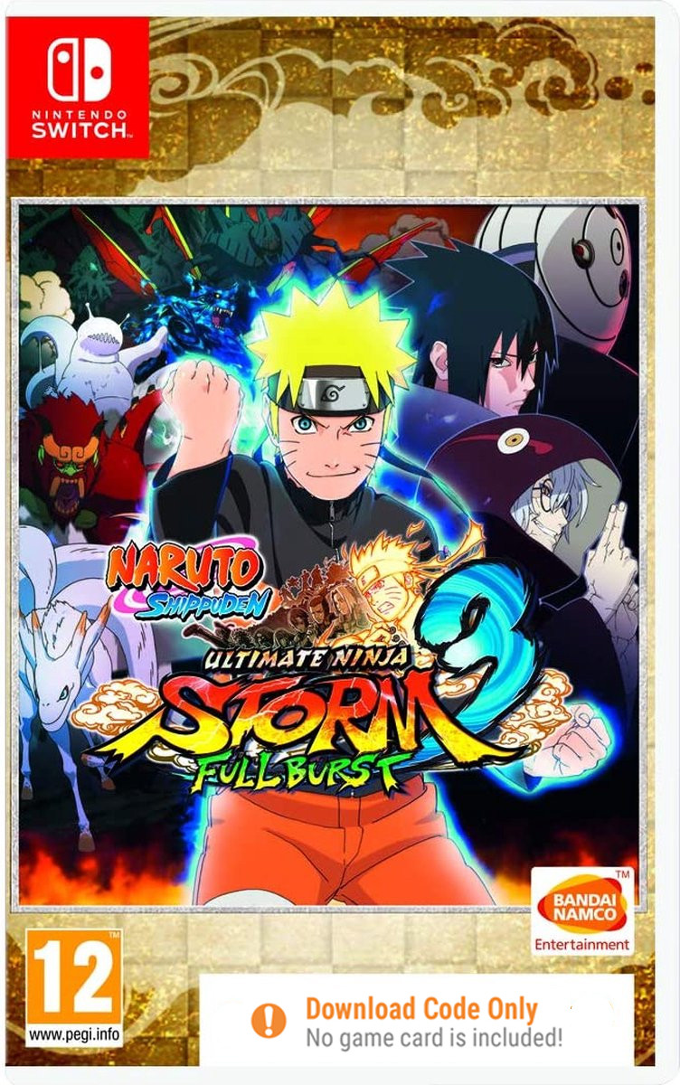 Naruto Shippuden Ultimate Ninja Storm 3 Full Burst (Code in a Box) - Nintendo Switch