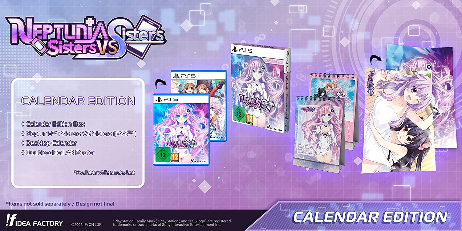 Neptunia: Sisters VS Sisters Calendar Edition - PlayStation 5