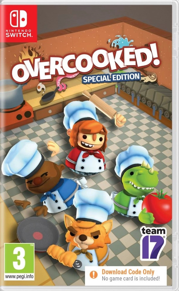Overcooked! Special Edition (Code in a Box) - Nintendo Switch