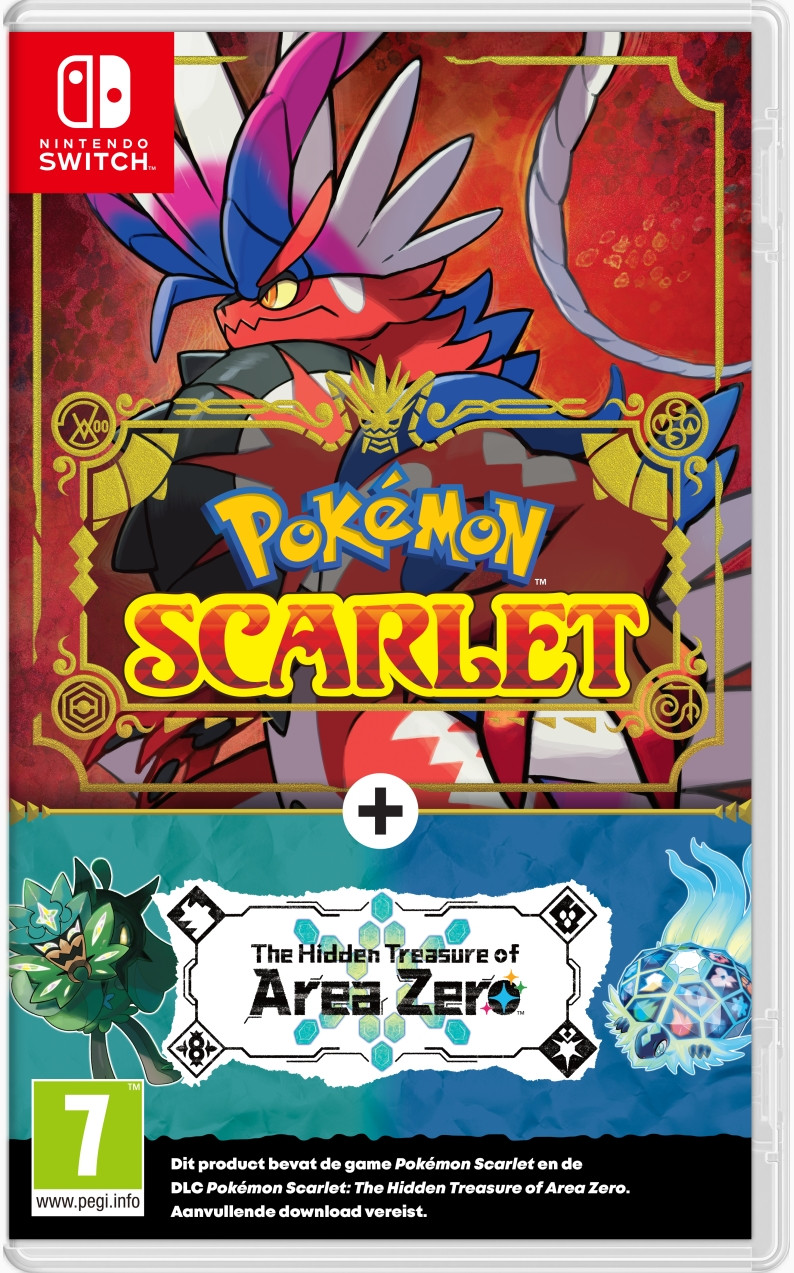 Pokemon Scarlet + The Hidden Treasure of Area Zero DLC - Nintendo Switch