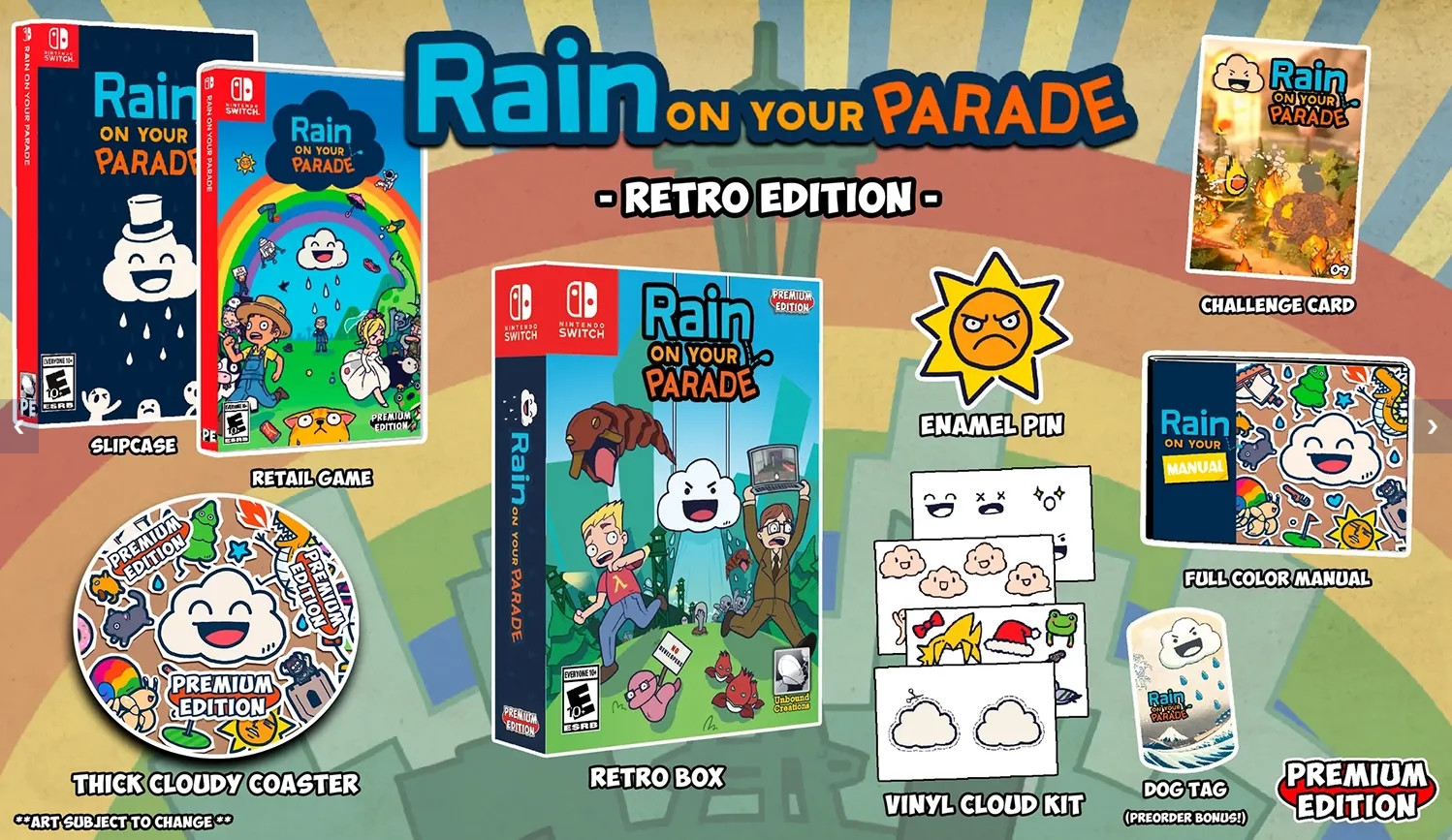 Rain on your Parade Retro Edition - Nintendo Switch