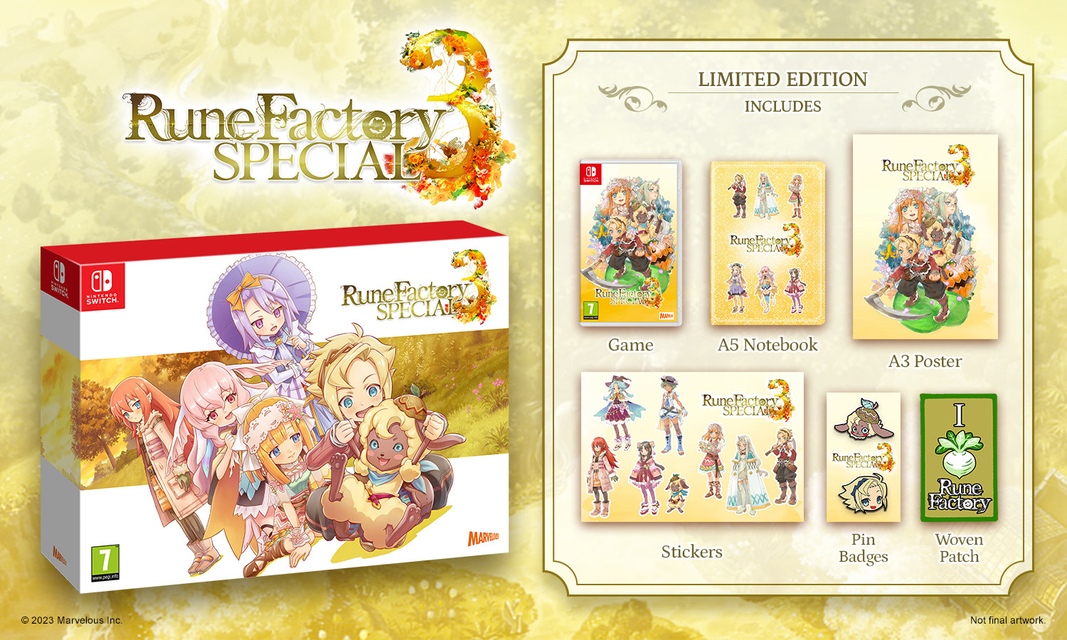 Rune Factory 3 Special Limited Edition (schade aan doos) - Nintendo Switch