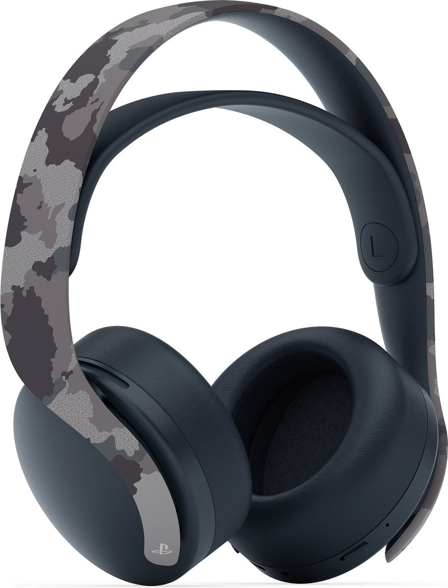 Sony PULSE 3D Wireless Headset (Grey Camo) - PlayStation 5