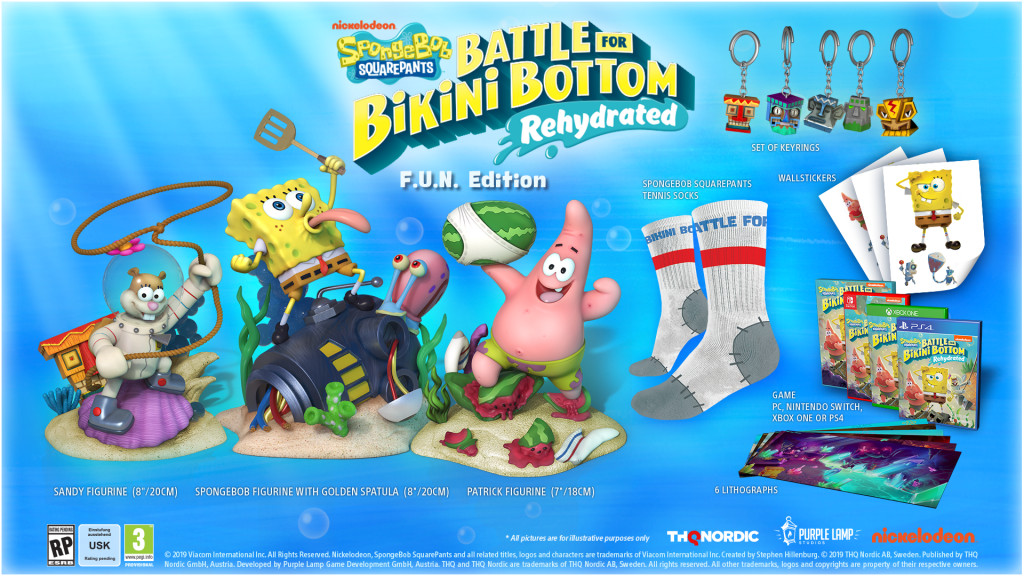 Spongebob Squarepants Battle for Bikini Bottom Rehydrated F.U.N. Edition - Nintendo Switch