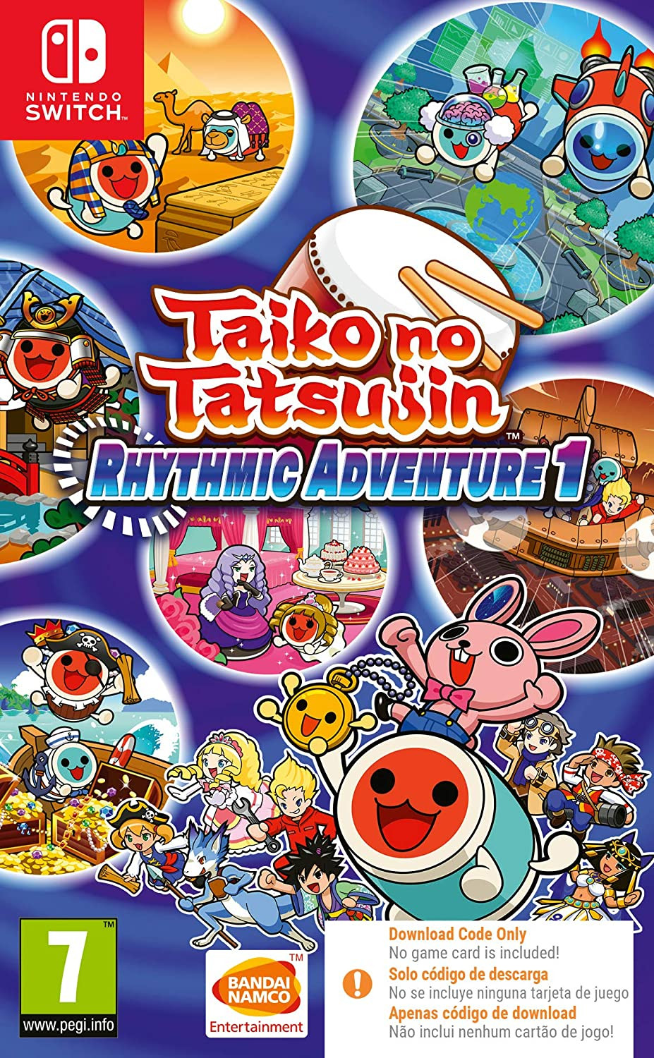 Taiko No Tatsujin Rhythmic Adventure 1 (Code in a Box) - Nintendo Switch