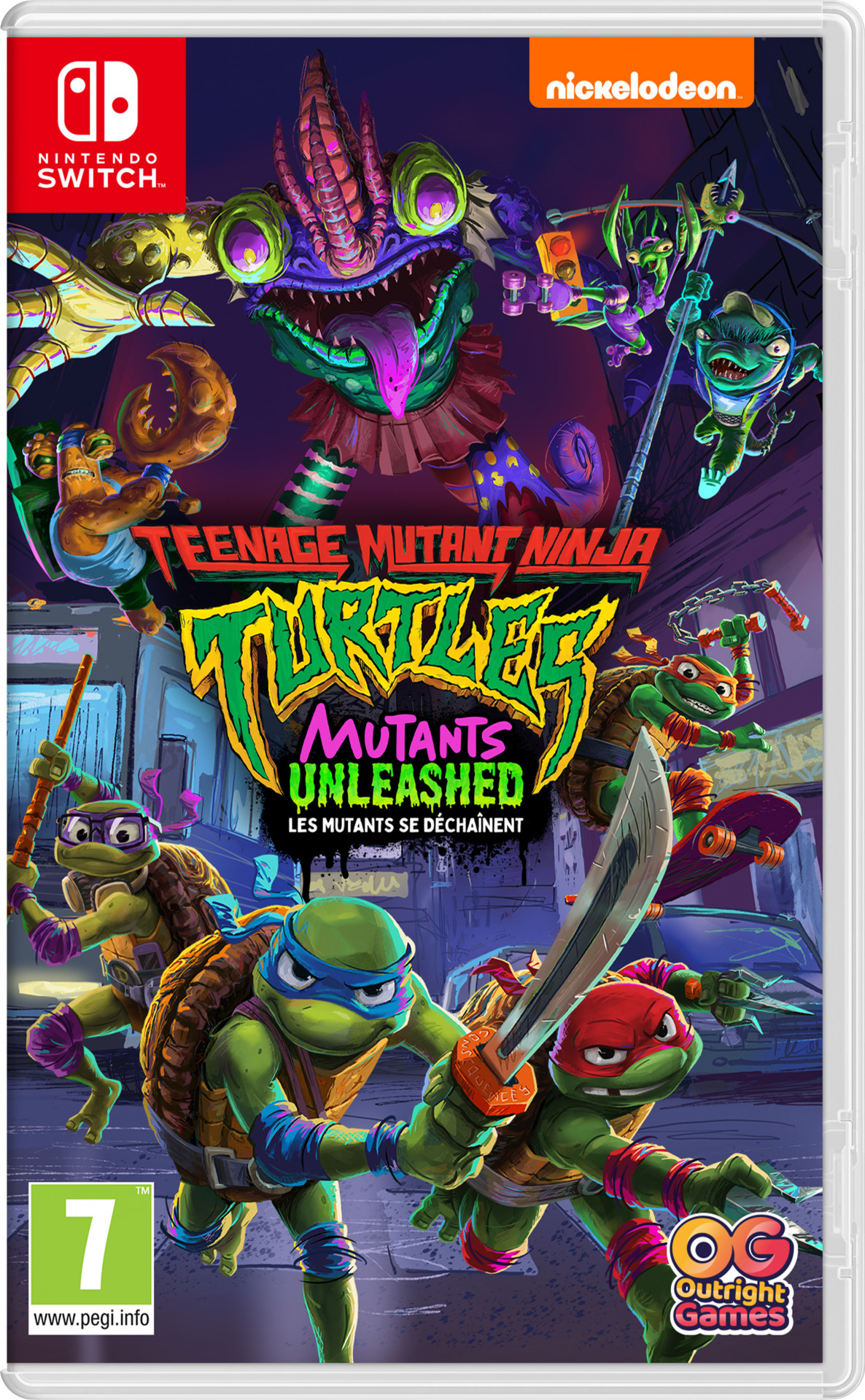 Teenage Mutant Ninja Turtles: Mutants Unleashed (verpakking Frans, game Engels) - Nintendo Switch