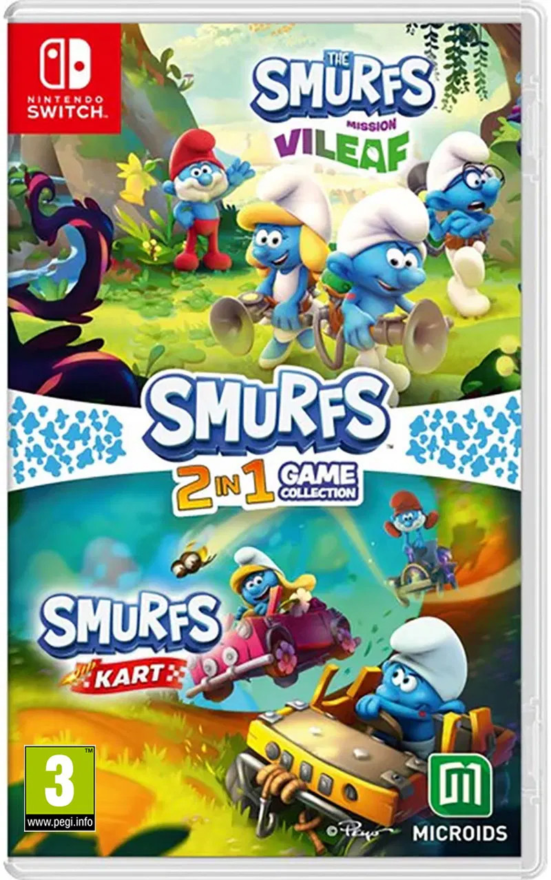 The Smurfs 2 in 1 Game Collection