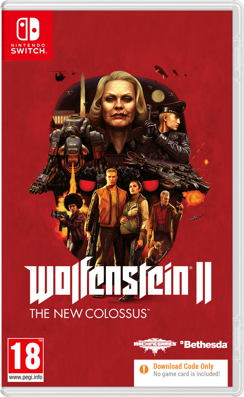 Wolfenstein II The New Colossus (Code in a Box) - Nintendo Switch