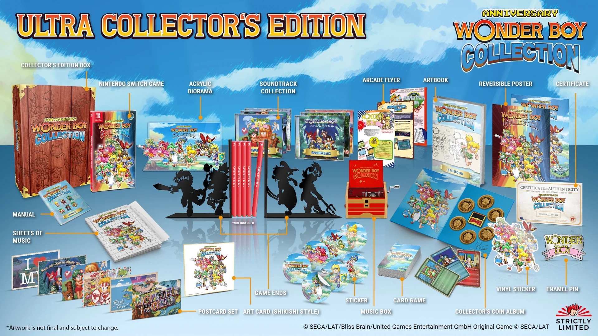 Wonder Boy Anniversary Collection Ultra Collector's Edition (schade aan seal) - Nintendo Switch
