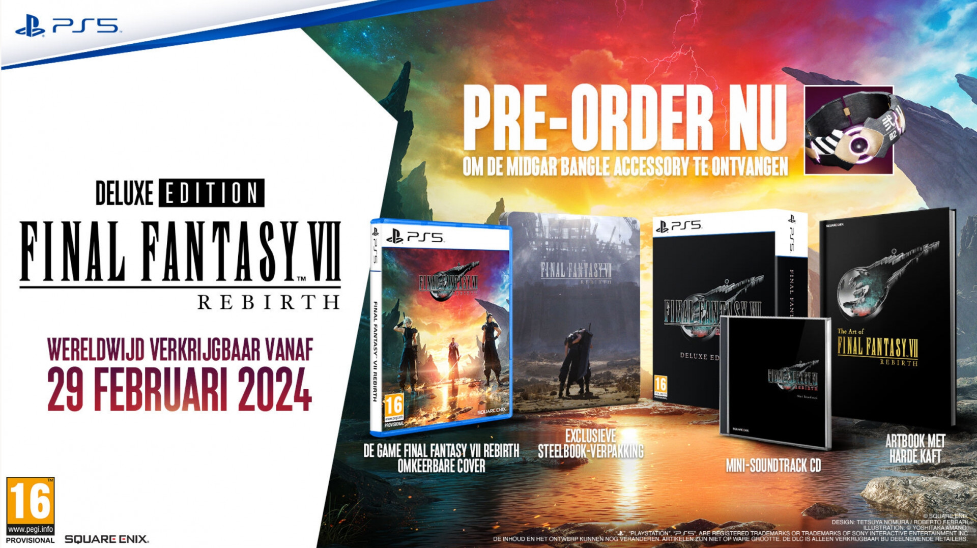 Final Fantasy VII Rebirth Deluxe Edition (schade aan doos)