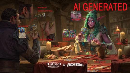 Activision Blizzard krijgt forse kritiek vanwege AI-kunst in Diablo Immortal evenement