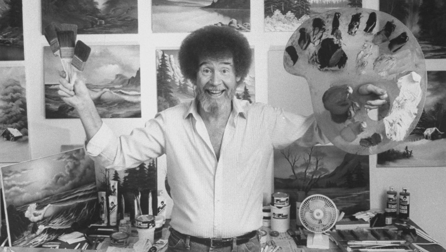 Bob Ross schilderij verkoopt voor meer dan 1 miljoen dollar en verbaast publieke tv-kijkers