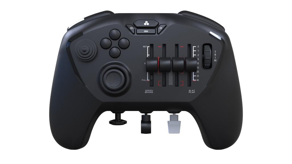 Ontdek deze waanzinnige gamepad boordevol flight controls die iedereen wil hebben
