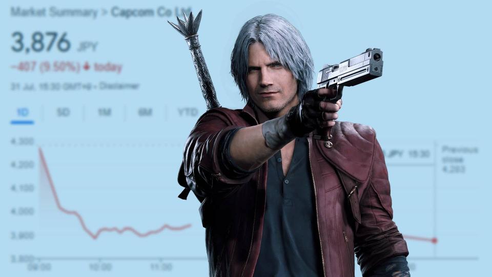 Devil May Cry 5 verslaat Monster Hunter, aandelen kelderen!