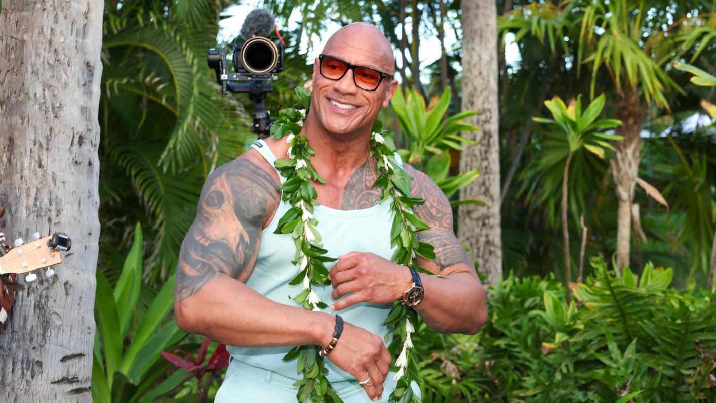 Dwayne Johnson onthult bodysuit voor live-action Moana