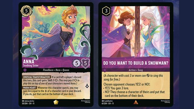 Frozens Anna laat je mond openvallen in de Disney Lorcana Winterspell onthulling!