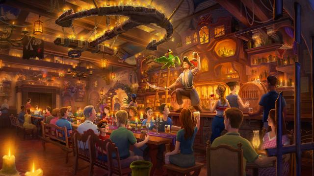 Ontdek de Geheimen van Disneys Pirates of the Caribbean Beak and Barrel Tavern