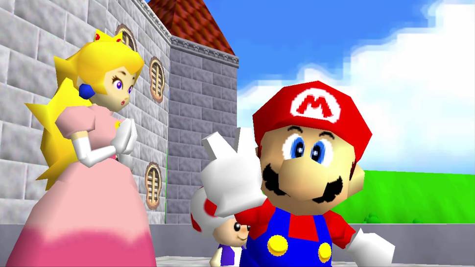 Luigi gespot in online lekken van Super Mario 64