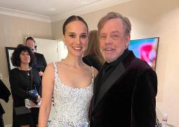 Mark Hamill ontmoet zijn Star Wars moeder Natalie Portman