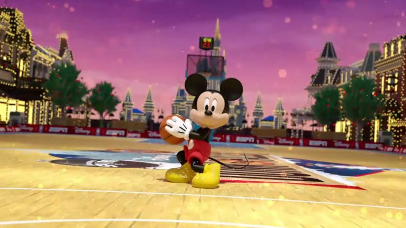 NBA Dunk the Halls: Kerstspel met Disney Figuren