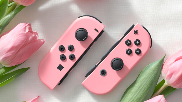 Perzikroze Joy-Cons worden gelanceerd met nieuw Princess Peach-spel