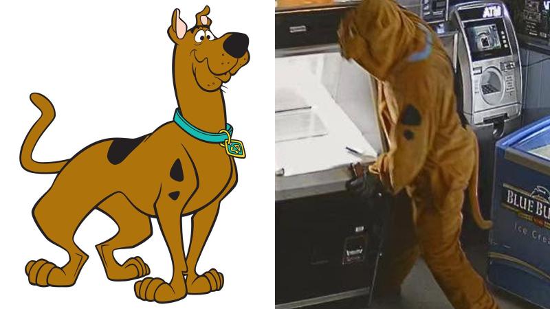 Shock! Scooby-Doo gezocht door politie tijdens brutale winkeloverval