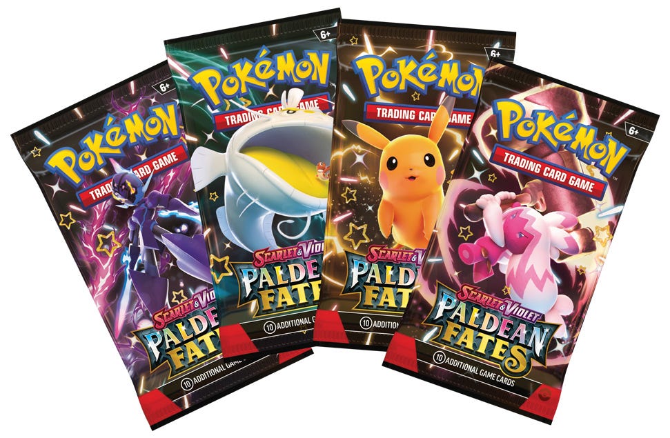 Glansrijke Pokémon keren terug in Pokémon TCG: Scarlet & Violet - uitbreiding van Paldean Fates