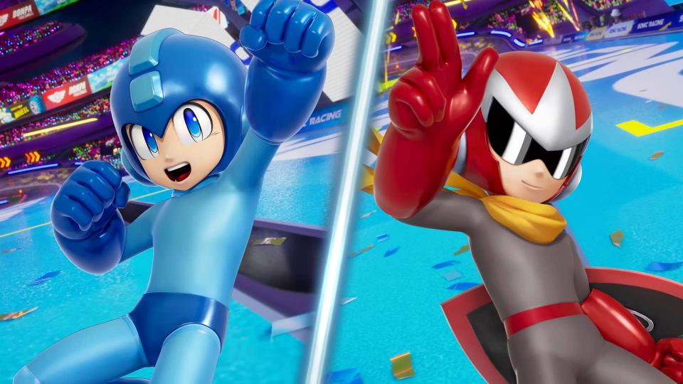 Mega Man maakt zn opwachting in Sonic Racing: CrossWorlds in 2024! Mis het niet!