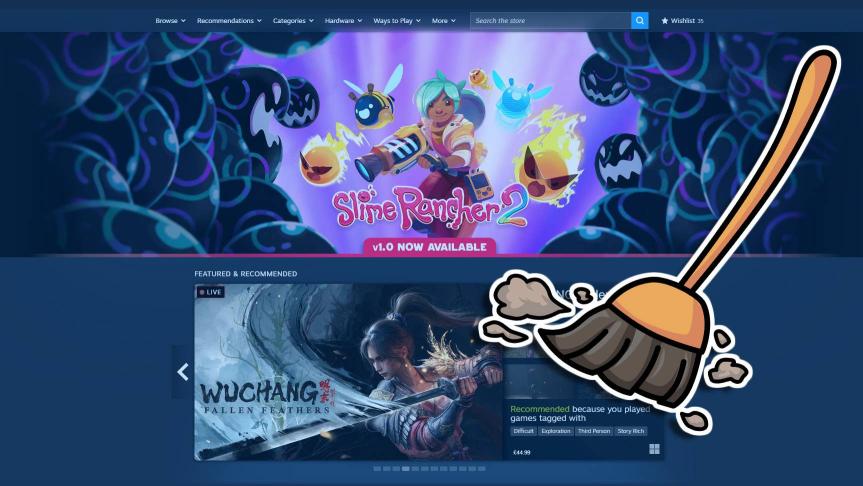 Bizarre Steam-update onthuld: ontdek de schokkende veranderingen voor navigatie en storefront!