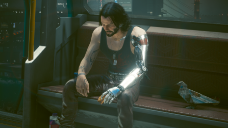 Cyberpunk 2077 update brengt droevige Keanu meme