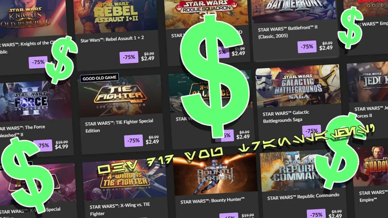 Star Wars Games: Grote kortingen voor Star Wars Dag
