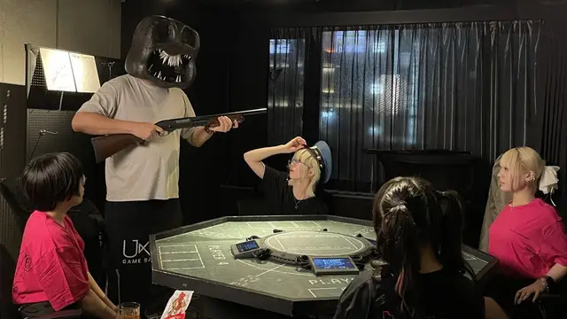 Ukiyo Game Bar in Tokio: Buckshot Roulette-ervaring en Arctic Eggs-cocktail
