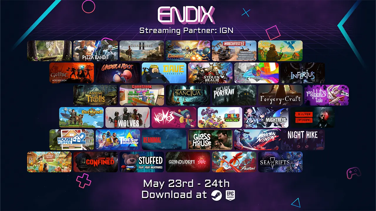 ENDIX: de volledig gratis digitale gaming expo