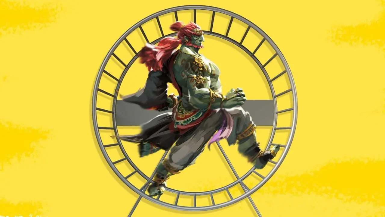 Ganondorf gevangen in een hamsterwiel: De nieuwste glitch in Hyrule