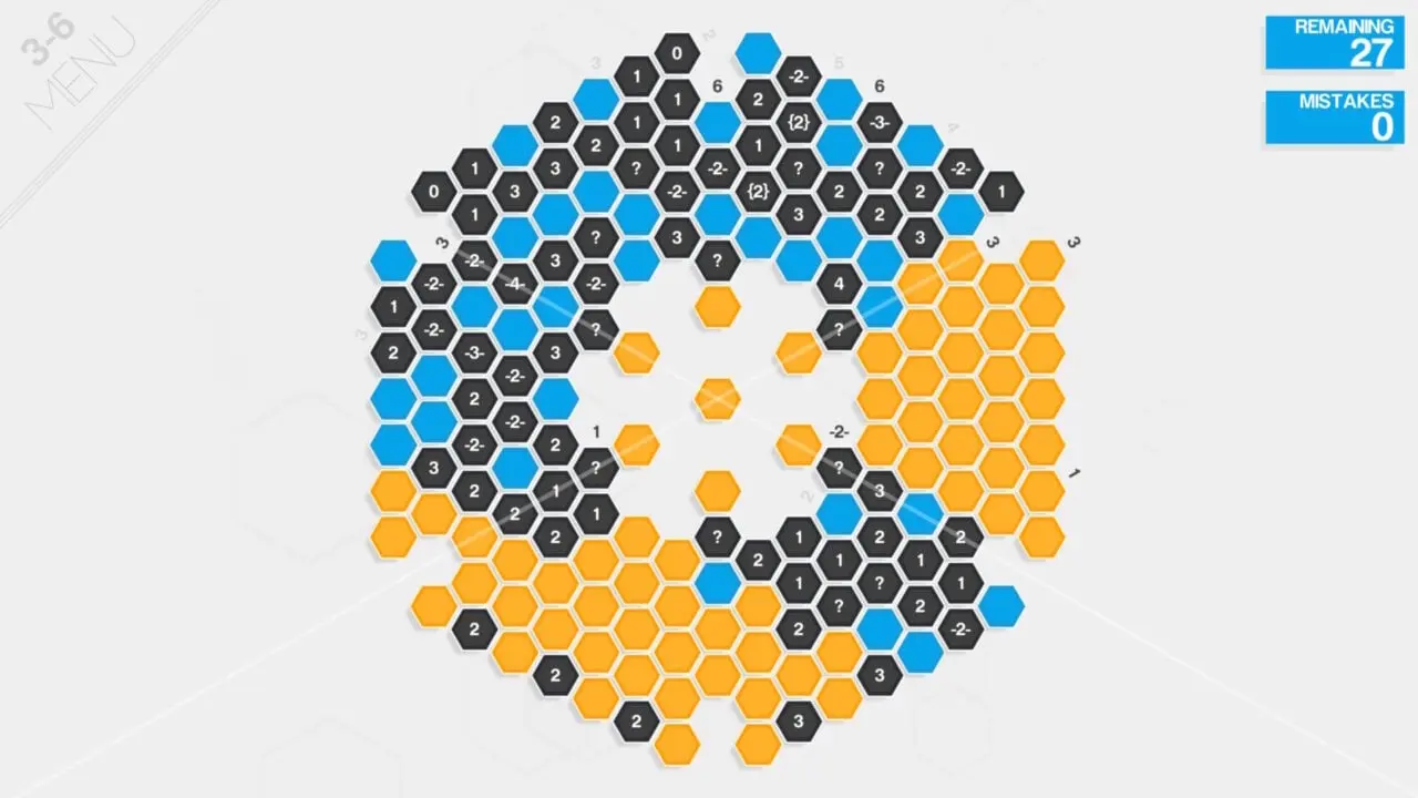 Hexcells: De Ongeëvenaarde Puzzeltrilogie van Matthew Brown