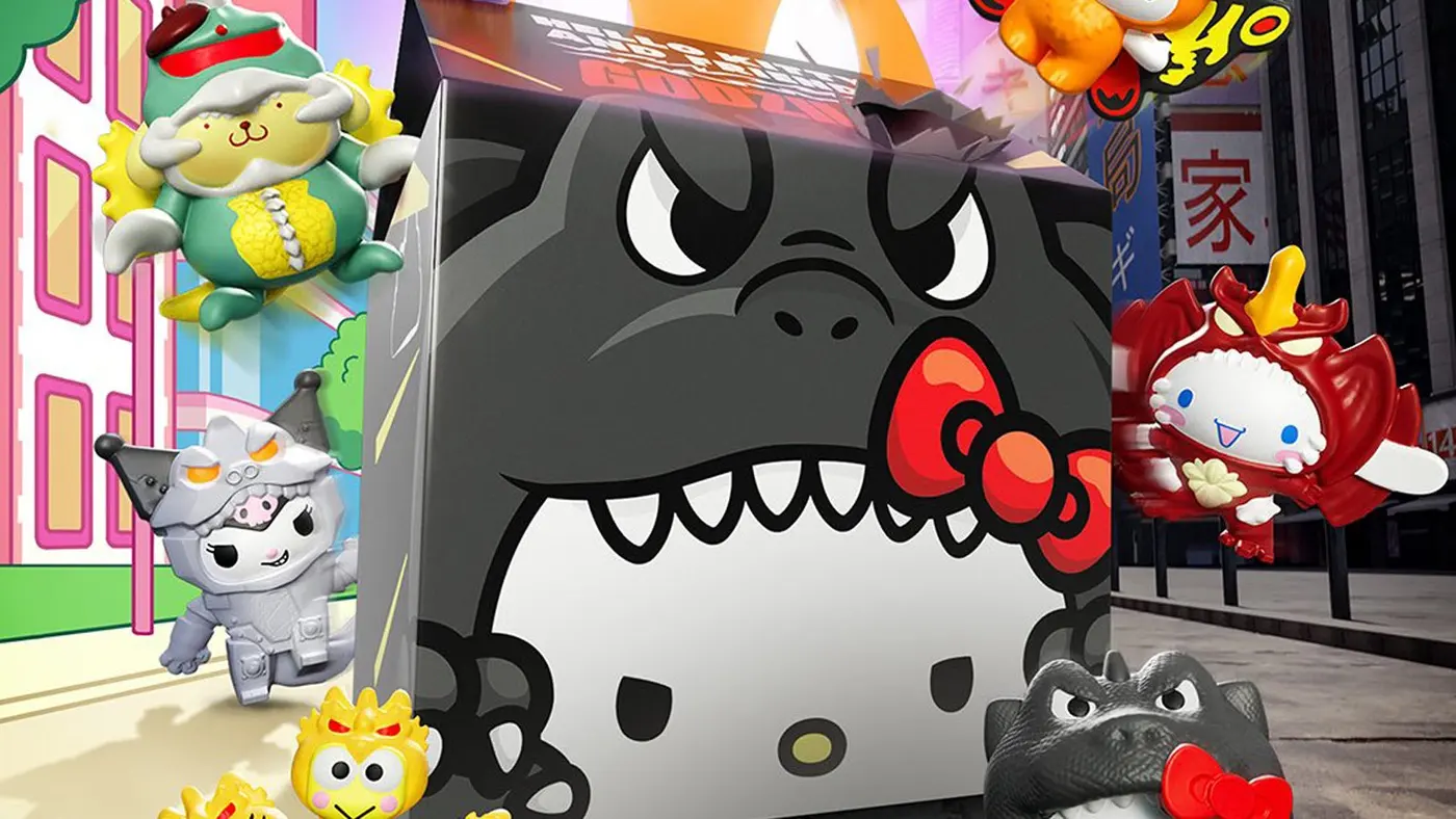 McDonald's Happy Meals: De impact van de Hello Kitty x Godzilla samenwerking