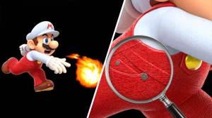 Mario-logo en nieuwe renders: Nintendo lijkt kleine zakjes op Mario’s overalls toe te voegen
